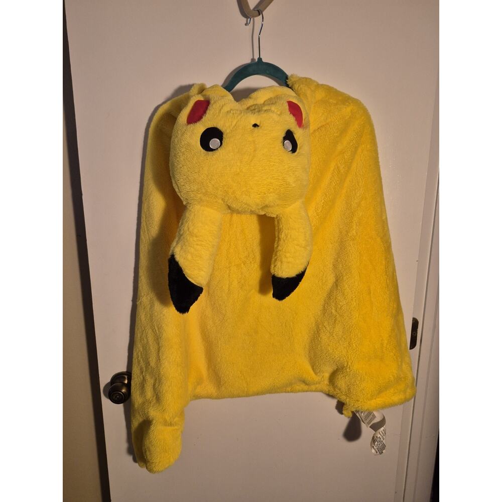 💥 Pokemon Pikachu Hooded Throw 30" X 50" Super Soft Polyester Z1
